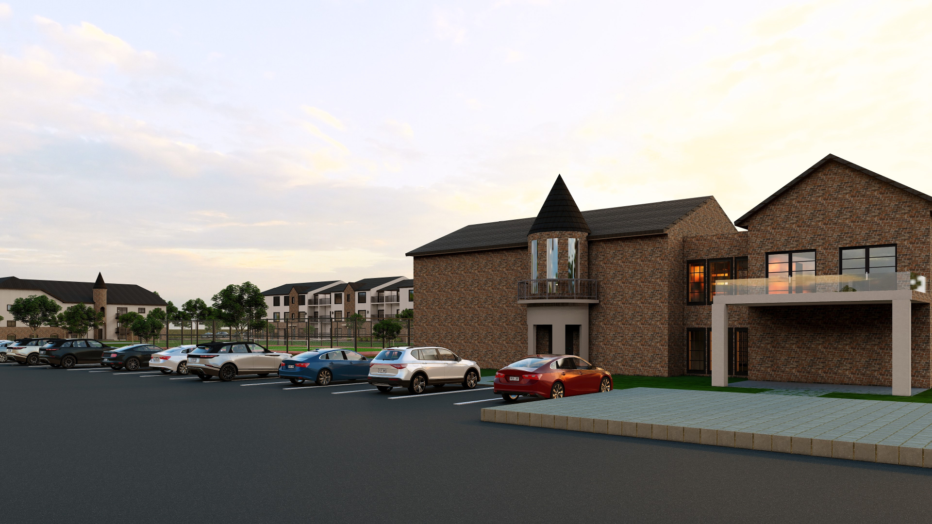 Leasing office exterior